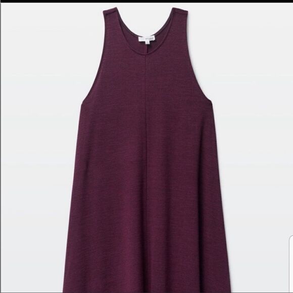 Aritzia Wilfred Free Rosa Tank Dress Dark in Cardamon Sz Small - Picture 1 of 15